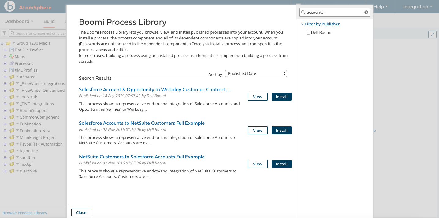 Dell Boomi Process Library