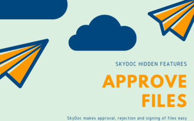 SkyDoc Document Management For NetSuite: Approving Files